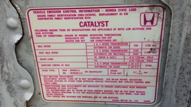 1982 Honda Civic - photo 9
