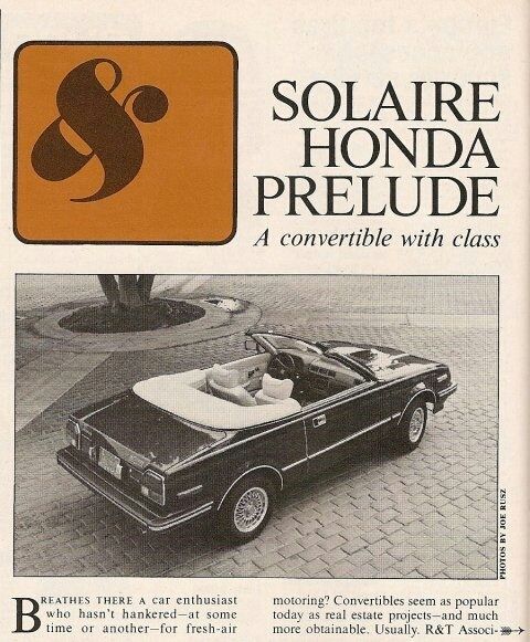 1982 Honda Prelude Solaire - photo 3