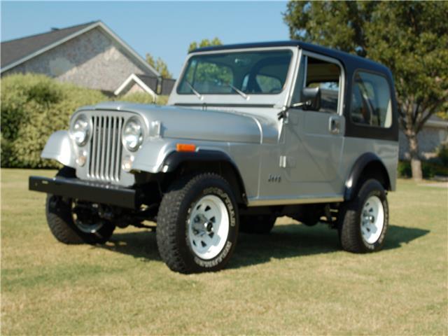 1982 Jeep CJ 4WD CJ7 66,218 Miles Silver util 6 Cylinder Engine 4.2L/25 Automati 1982 Jeep CJ CJ7