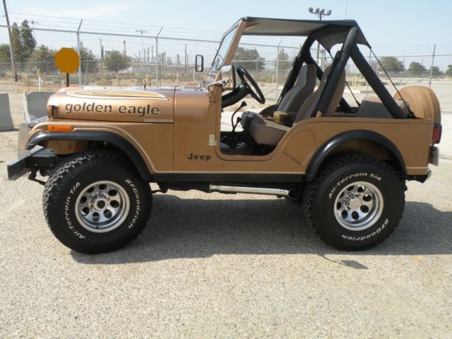 1982 Jeep CJ5 Golden Eagle Tribute CJ 1982 Jeep CJ