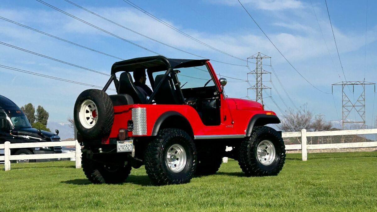 1982 Jeep CJ CJ5 AMC 4 SPEED FUEL INJECTION NO RESERVE - photo 5