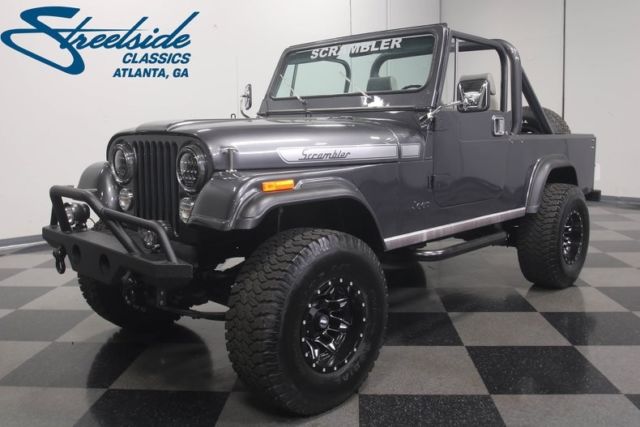 1982 Jeep CJ8 Scrambler 99999 Miles Gunmetal Gray Jeep 4.2L Inline 6 5 Speed Man 1982 Jeep CJ Scrambler