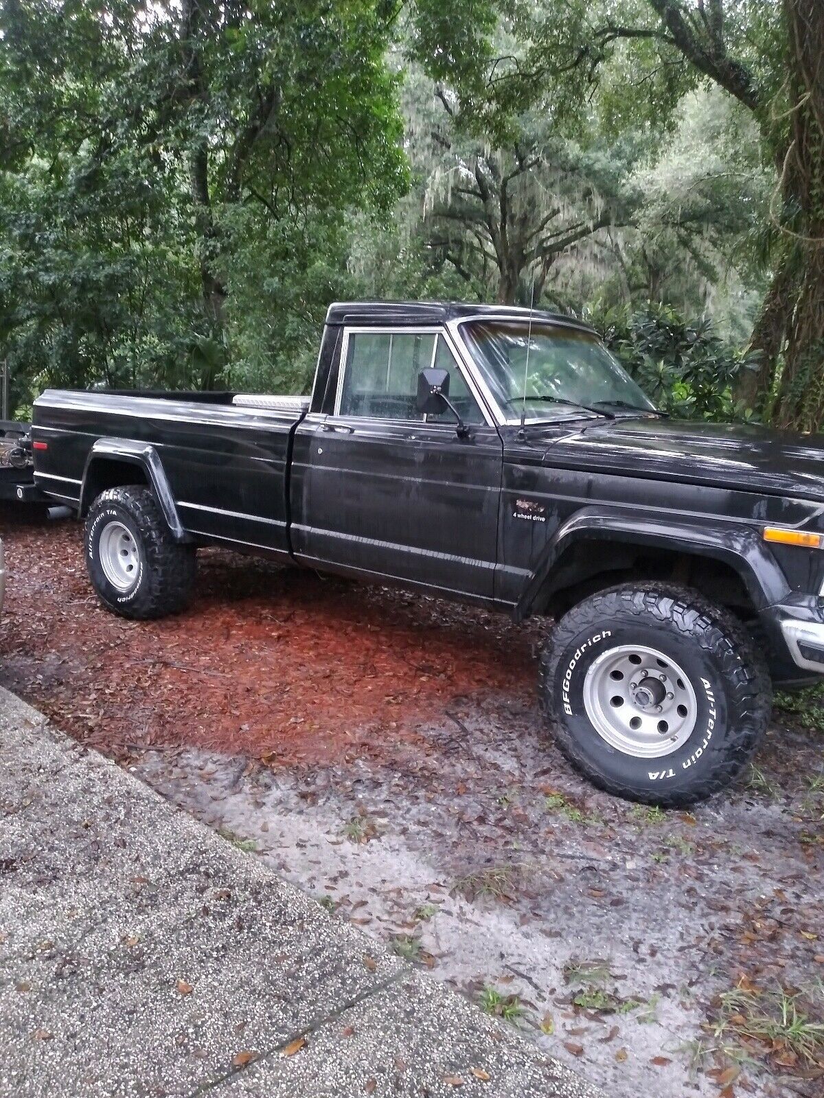 1982 Jeep J10 Pickup Black 4WD Automatic J10 1982 Jeep J10 J10