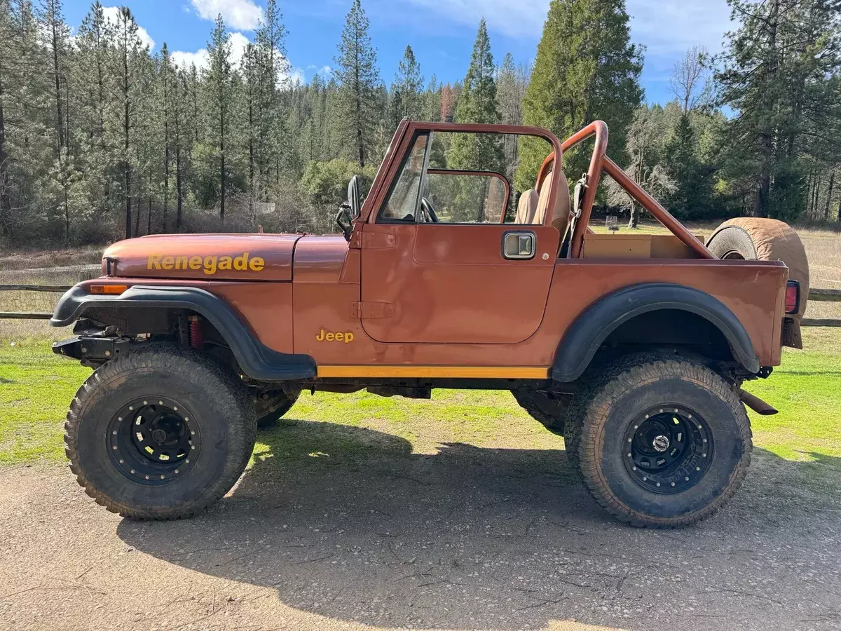 1982 Jeep Renegade Brown 4WD Manual CJ7 1982 Jeep Renegade CJ7