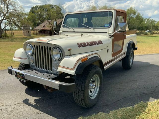 1982 Jeep Scrambler 4WD 2 OWNER 5SPD AC 52K ORIGINAL MILES 52199 Miles Beige Pic 1982 Jeep Other 2 OWNER 5SPD AC 52K ORIGINAL MILES