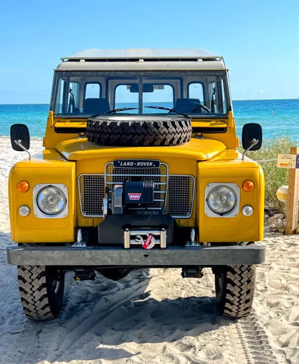 1982 Land Rover Series III Yellow 1982 Land Rover Series III