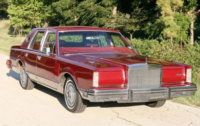 1982 Lincoln Continental Maroon - photo 12