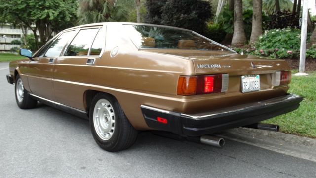 1982 Maserati Quattroporte FACTORY LEATHER - photo 2