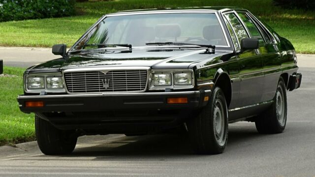 1982 MASERATI QUATTROPORTE IN ORIGINAL CONDITION INSIDE AN OUT RUNS STRONG 1982 Maserati Quattroporte ALL ORIGINAL