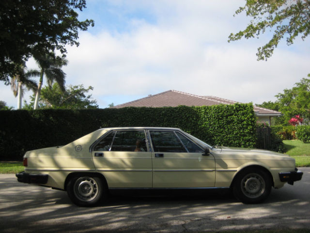 1982 Maserati Quattroporte VERY RARE CLASSIC VEHICLE - RUNS INCREDIBLY WELL - photo 3