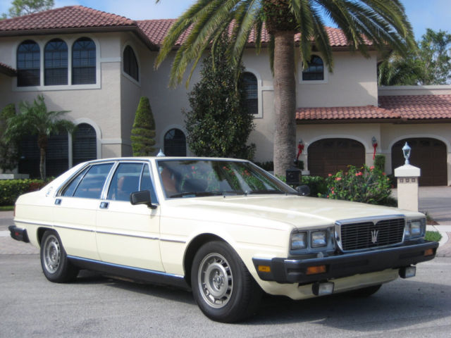1982 Maserati Quattroporte VERY RARE CLASSIC VEHICLE - RUNS INCREDIBLY WELL - photo 4