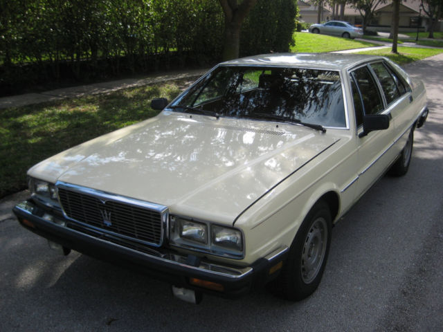 1982 Maserati Quattroporte VERY RARE CLASSIC VEHICLE - RUNS INCREDIBLY WELL - photo 5