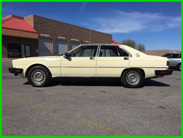 1982 MASERATI QUATTROPORTE V8 1982 Maserati Quattroporte