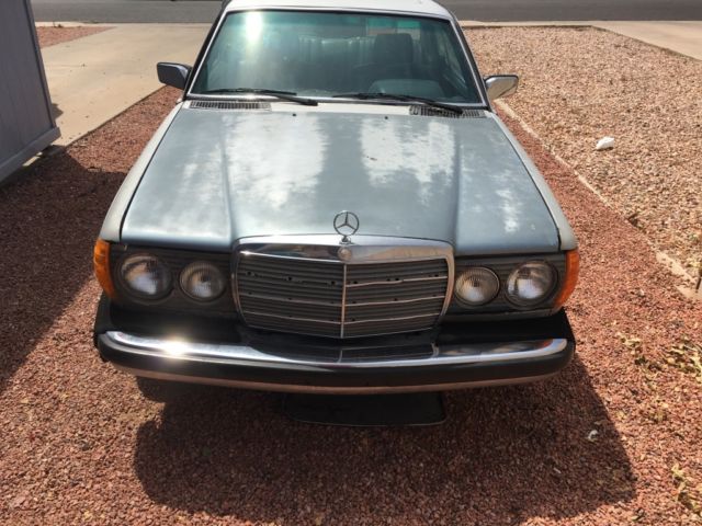 1982 Mercedes 300CD Light Blue Can Run On Filtered Used Vegetable Oil! 1982 Mercedes-Benz 300-Series