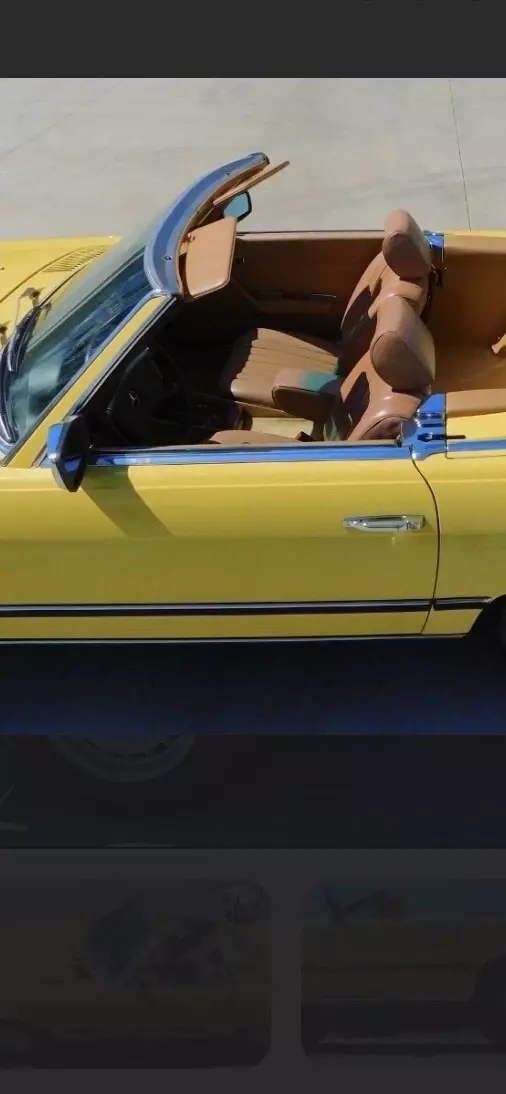 1982 Mercedes-Benz 380SL Convertible Yellow SL 1982 Mercedes-Benz 300-Series SL
