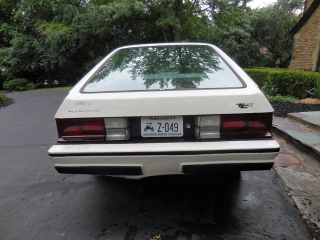 1982 Plymouth TC3 Miser Hatchback 2-Door - photo 7