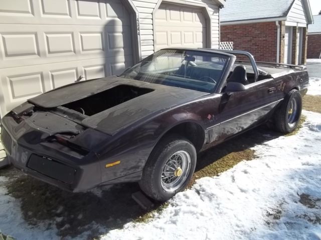 1982 PONTIAC TRANS AM CONVERTIBLE 64000 MILES! GREAT KITT KNIGHT RIDER 1983 1984 1982 Pontiac Trans Am