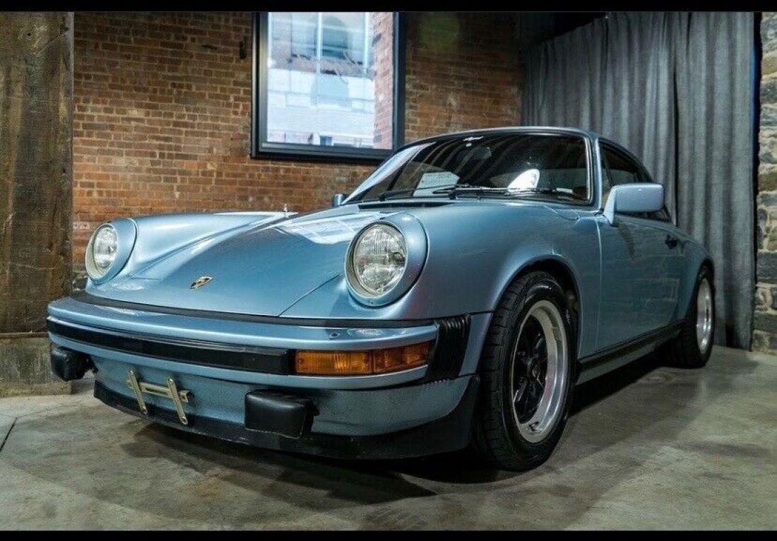 1982 Porsche 911 57600 Miles, 57600 Miles Light Blue Metallic Coupe H6 3L Manual 1982 Porsche 911 SC