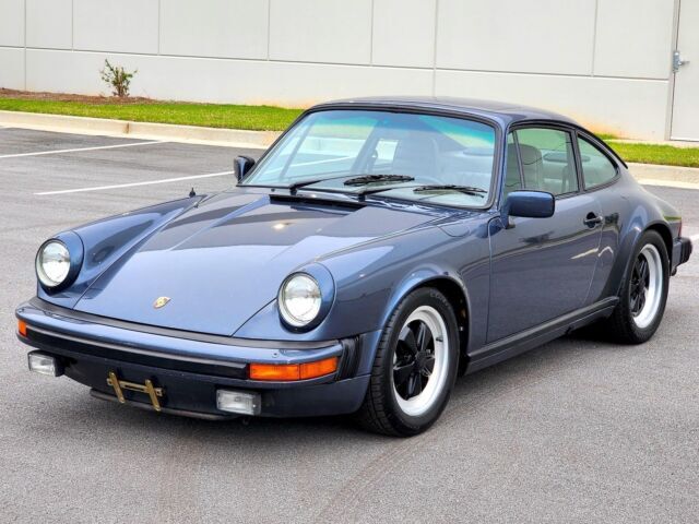 1982 Porsche 911SC Pacific Blue on a VERY RARE Hannibal Grey Interior per COA 1982 Porsche 911 SC