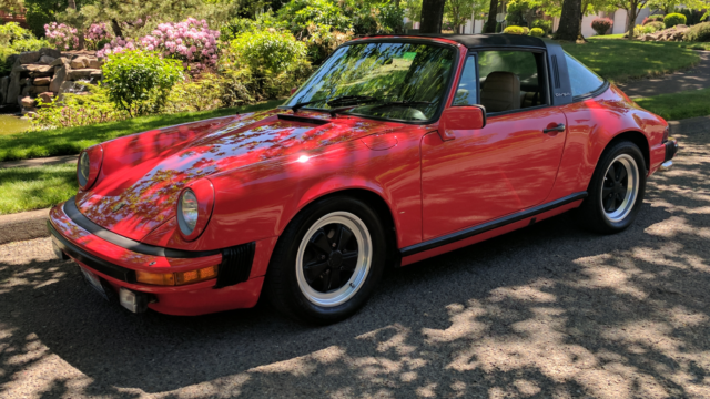 1982 Porsche 911SC Targa Top Red 5-Spd 87k Miles Runs Great RUST FREE 70+ Pic's 1982 Porsche 911 SC Targa