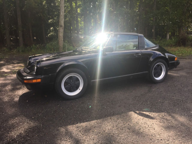 1982 Porsche 911 1982 porsche 911 se targa top black white gut 104k - photo 2