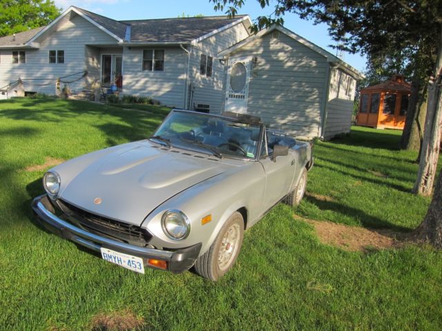 1982 Restored Fiat Spider 1982 Fiat 124 Spider Convertible