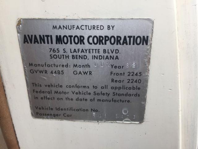 1982 Studebaker 2R10 AVANTI II - photo 8