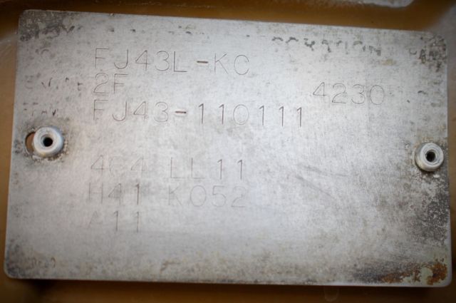 1982 Toyota Land Cruiser FJ-43 4x4 - photo 11