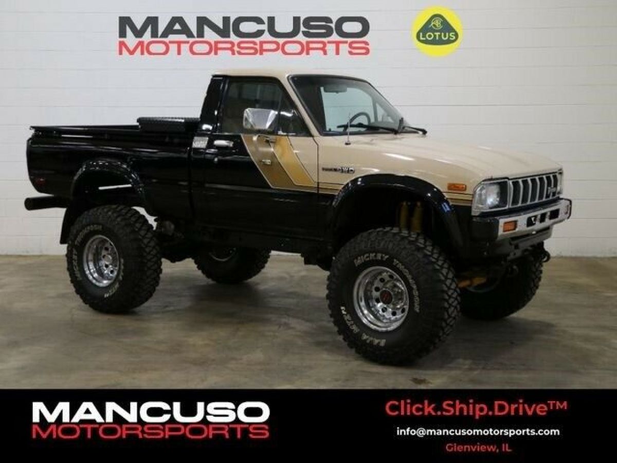 1982 Toyota Pickup 4x4 134999 Miles Black/Brown 2.4L I4 Manual 1982 Toyota Pickup 4x4