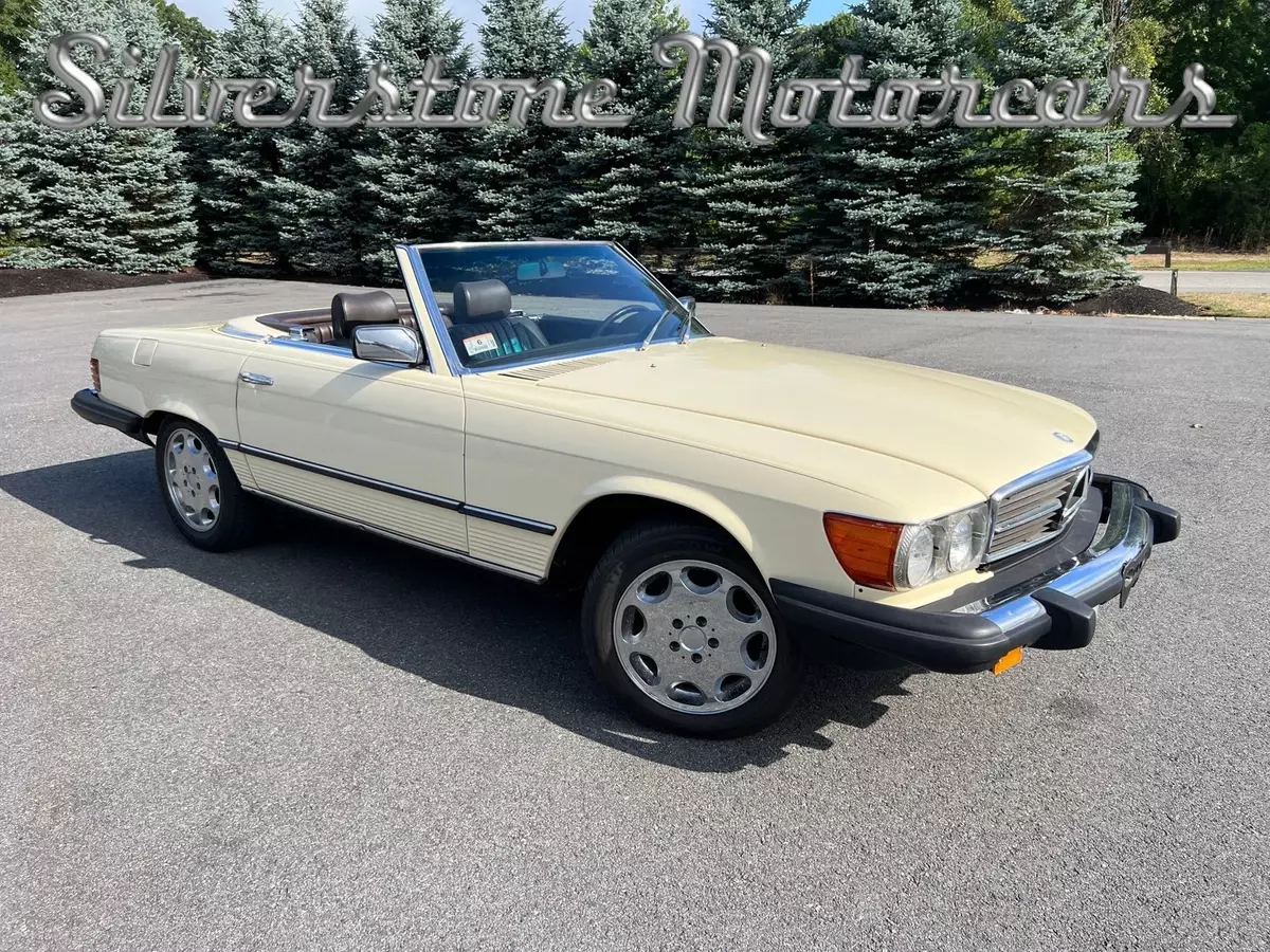 1982 Yellow Convertible Reliable 2 Owners Well Maintained Hardtop 1982 Mercedes-Benz 380SL