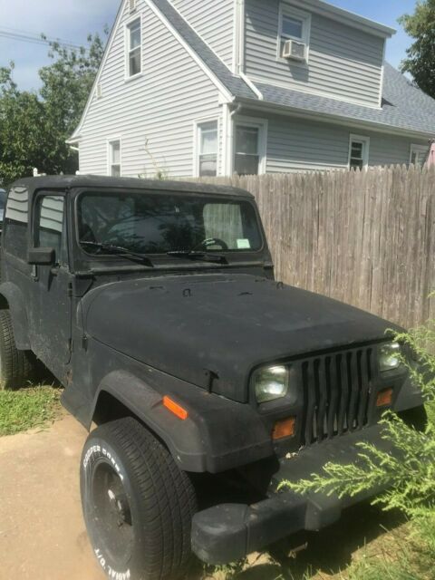 1983-84 Jeep CJ7 1983 Jeep CJ Matte Black (with polished black underneath matte)