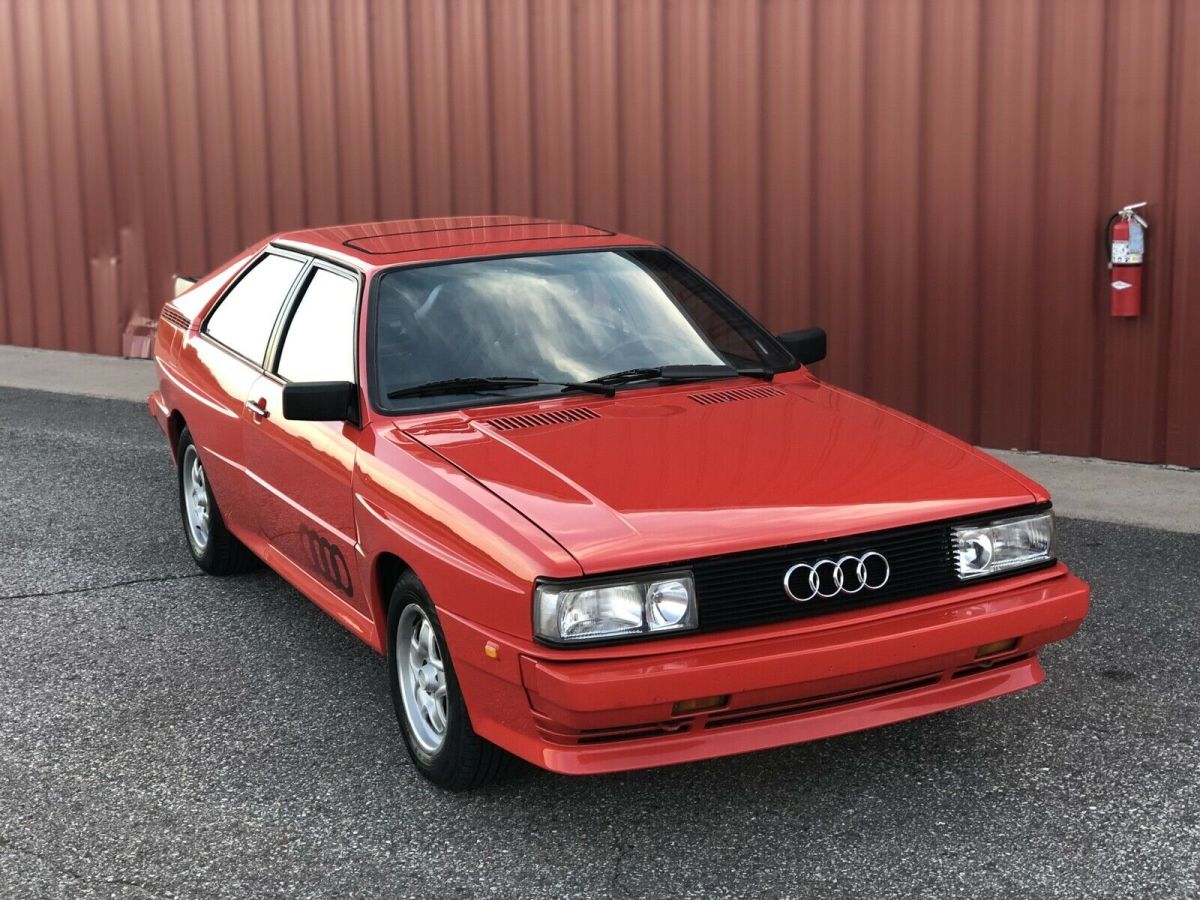 1983 Audi Quattro Hatchback Red AWD Manual QUATTRO 1983 Audi Quattro QUATTRO