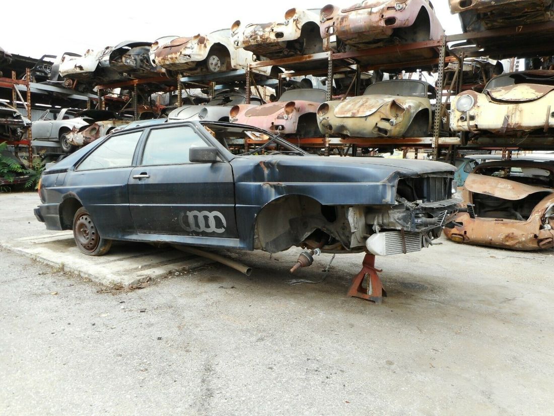 1983 Audi Quattro Turbo Coupe Ur Project Car For Parts or Restoration No Reserve 1983 Audi Quattro No Reserve Sold on CA Acquisition Bill of Sale