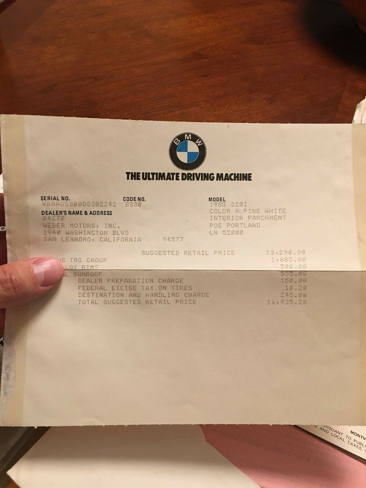 1983 BMW 3-Series i - photo 8