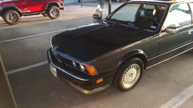1983 BMW 633CSi MANUAL TRANS NO RESERVE CA/TX CAR RUST FREE LOW MILES 1983 BMW 6-Series Base Coupe 2-Door