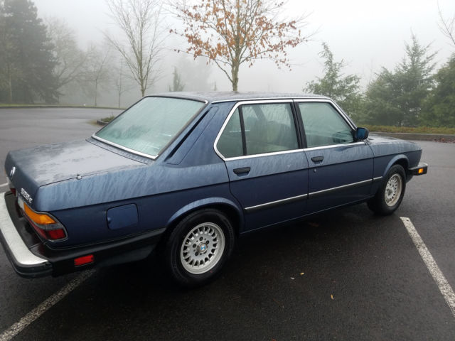 1983 BMW E28 528e RUST-FREE STRAIGHT ARTIC BLUE EXC DRIVING COND NEW TIRES NICE! 1983 BMW 5-Series