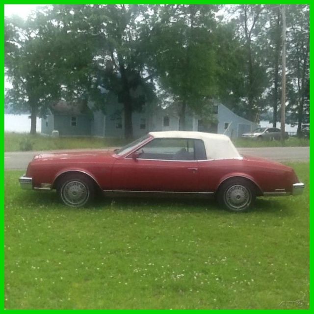 1983 Buick Riviera Soft Top Convertible, Rebuilt V8, 3-Speed Auto Trans, FWD 1983 Buick Riviera Convertible
