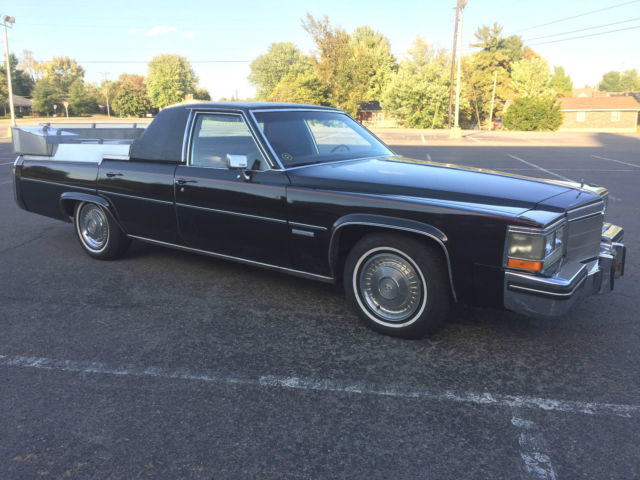 1983 Cadillac DeVille Flower Car Hearse Funeral New Paint/Tires VERY Unique Rare 1983 Cadillac DeVille Flower Car