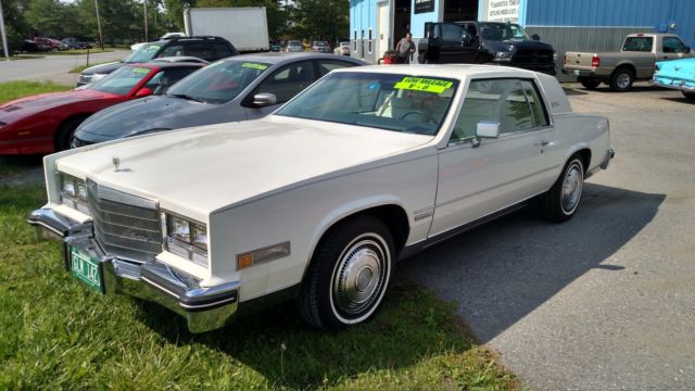 1983 Cadillac Eldorado 4.1L V8 HT-4100 2D Coupe FWD Auto White Leather Only 30k! 1983 Cadillac Eldorado