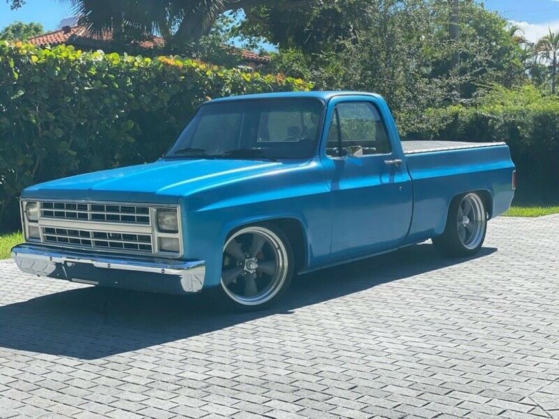 1983 Chevrolet C/K 10 Regular Cab 2WD 99,350 Miles Blue Classic Car 4.1L L6 OHV 1983 Chevrolet C-10 Regular Cab 2WD