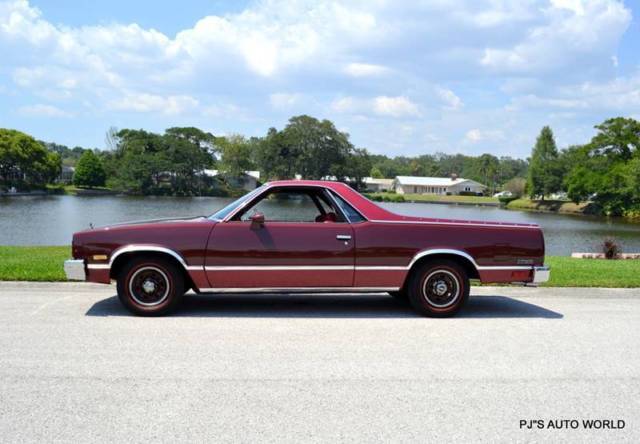 1983 Chevrolet El Camino Base 2dr Standard Cab 41,023 Miles Maroon Pickup Truck 1983 Chevrolet El Camino Base 2dr Standard Cab