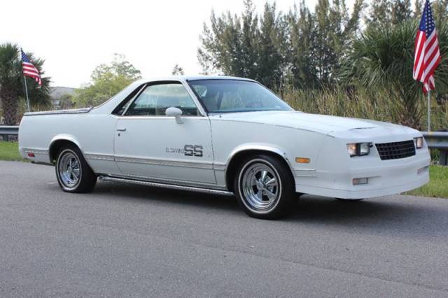 1983 Chevrolet El Camino SS 2dr Standard Cab 89,031 Miles White Pickup Truck 5.0 1983 Chevrolet El Camino SS 2dr Standard Cab