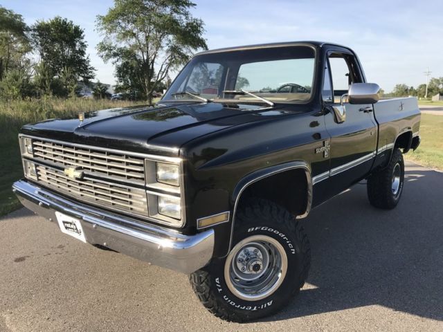 1983 Chevrolet K-10 49492 Miles Black Pickup Truck 350 V8 3 Speed Automatic 1983 Chevrolet Other Pickups --