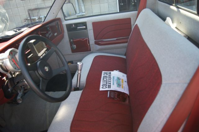 1983 Chevrolet S-10 maroon with grafics - photo 5