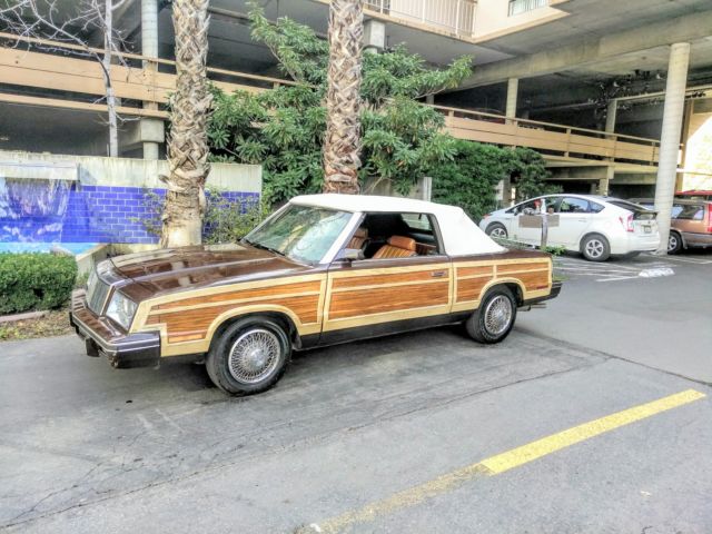 1983 chrysler lebaron mark cross town and country converible 1983 Chrysler LeBaron convertible