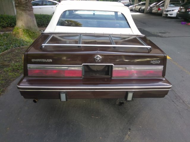 1983 Chrysler LeBaron convertible - photo 5