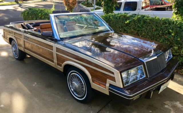 1983 Chrysler Mark Cross Edition LeBaron Woody Convertible Classic K-Car 1983 Chrysler LeBaron Woody