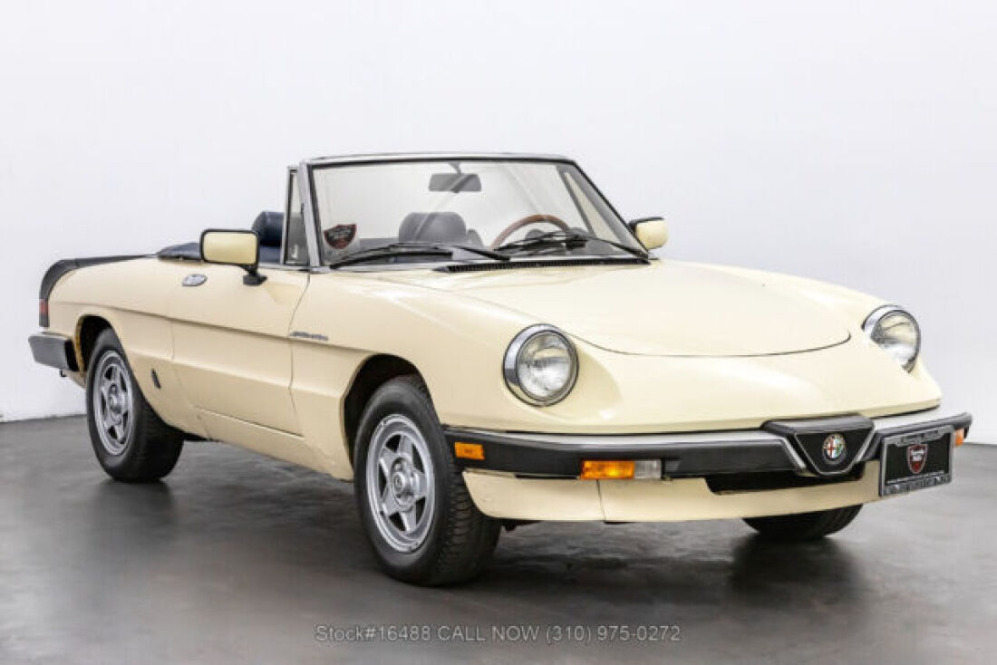 1983 Convertible Used 2L I4 8V Manual 1983 Alfa Romeo Spider Convertible