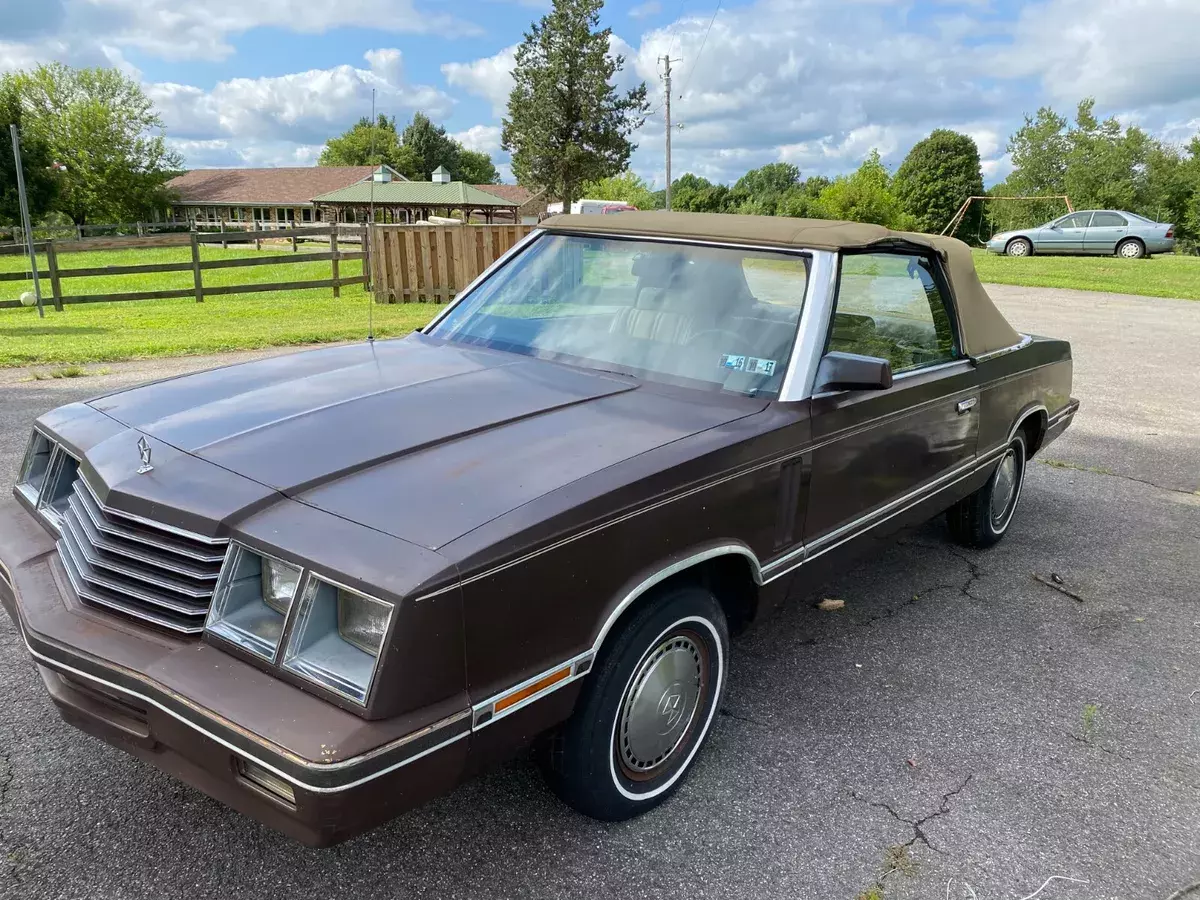 1983 Dodge 400 Convertible K car 1984 Dodge Other