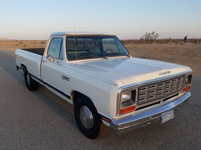 1983 Dodge Ram D150 Royal 4-Speed Manual Rust Free Solid V8 So* California 93505 1983 Dodge Ram 1500 Royal